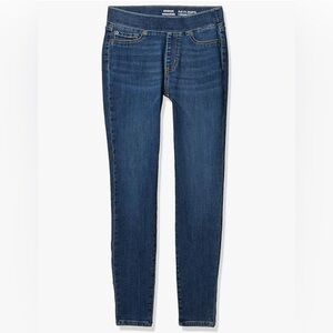 Amazon Essentials Mid-Rise Stretch Pull On Jeggings-Medium Wash